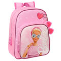 Mochila Infantil Barbie Girl Cor de Rosa (26 X 34 X 11 cm)