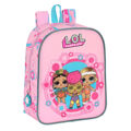 Mochila Infantil Lol Surprise! Glow Girl Cor de Rosa (22 X 27 X 10 cm)