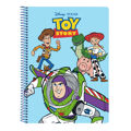 Caderno Toy Story Ready To Play Azul Claro 80 Folhas A5