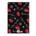 Caderno Spiderman Hero Preto A4 80 Folhas