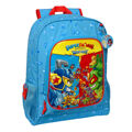 Mochila Escolar Superthings Rescue Force 32 X 42 X 14 cm Azul