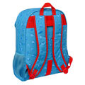 Mochila Escolar Superthings Rescue Force 32 X 42 X 14 cm Azul