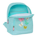 Mochila Moos Butterflies Mini Azul Claro 25 X 30 X 13 cm