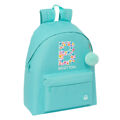 Mochila Escolar Benetton Letter Verde 33 X 42 X 15 cm