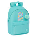 Mochila para Notebook Benetton Letter Verde 31 X 41 X 16 cm