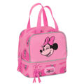 Lancheira Minnie Mouse Loving Cor de Rosa 20 X 20 X 15 cm