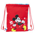 Saco Mochila com Cordas Mickey Mouse Clubhouse Fantastic Azul Vermelho 26 X 34 X 1 cm