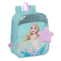 Mochila Infantil Frozen Hello Spring Azul Claro 22 X 27 X 10 cm