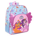 Mochila Escolar My Little Pony Wild & Free Azul Cor de Rosa 33 X 42 X 14 cm