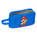 Porta-merendas Térmico Super Mario Play Azul Vermelho 21.5 X 12 X 6.5 cm