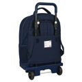 Mochila Escolar com Rodas Munich Flash 33 X 45 X 22 cm Azul Marinho