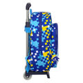 Mochila Escolar com Rodas Sonic Speed 26 X 34 X 11 cm Azul