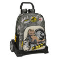 Mochila Escolar com Rodas Jurassic World Warning Cinzento 33 X 42 X 14 cm