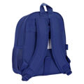 Mochila Escolar F.c. Barcelona Vermelho Azul Marinho 27 X 33 X 10 cm