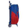 Mochila Escolar com Rodas F.c. Barcelona Azul Grená 32 X 44 X 16 cm