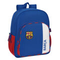 Mochila Escolar F.c. Barcelona Azul Grená 32 X 38 X 12 cm