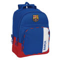 Mochila Escolar F.c. Barcelona Azul Grená 32 X 42 X 15 cm