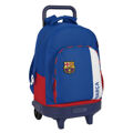 Mochila Escolar com Rodas F.c. Barcelona Azul Grená 33 X 45 X 22 cm