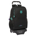 Mochila Escolar com Rodas F.c. Barcelona Preto 32 X 44 X 16 cm