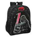 Mochila Escolar Star Wars The Fighter Preto 32 X 38 X 12 cm