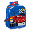 Mochila Infantil Cars Race Ready Azul 22 X 27 X 10 cm