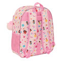 Mochila Escolar Princesses Disney Summer Adventures Cor de Rosa 32 X 38 X 12 cm