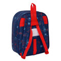 Mochila Infantil Spider-man Neon Azul Marinho 22 X 27 X 10 cm