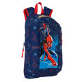 Mochila Spider-man Neon Mini Azul Marinho 22 X 39 X 10 cm