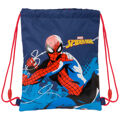 Saco Mochila com Cordas Spider-man Neon Azul Marinho 26 X 34 X 1 cm