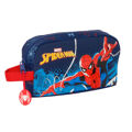 Porta-merendas Térmico Spider-man Neon Azul Marinho 21.5 X 12 X 6.5 cm