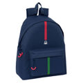 Mochila Escolar Benetton Italy Azul Marinho 33 X 42 X 15 cm