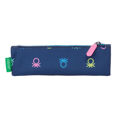 Bolsa Escolar Benetton Cool Azul Marinho 20 X 6 X 1 cm