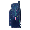 Mochila Escolar Benetton Cool Azul Marinho 30 X 46 X 14 cm