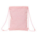 Saco Mochila com Cordas Safta Bunny Cor de Rosa 26 X 34 X 1 cm