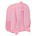 Mochila Escolar Glow Lab Sweet Home Cor de Rosa 32 X 38 X 12 cm