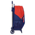 Mochila Escolar com Rodas Atlético Madrid Azul Vermelho 32 X 44 X 16 cm