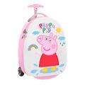 Trólei Peppa Pig Peppa Pig Infantil Cor de Rosa Menta 16'' 28 X 43 X 23 cm