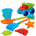 Conjunto de Brinquedos de Praia Colorbaby 18 cm Camião 7 Peças