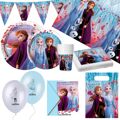 Conjunto Artigos de Festa Frozen 66 Peças