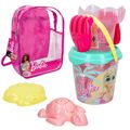 Conjunto de Brinquedos de Praia Barbie 7 Peças 18 X 16 X 18 cm