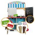 Cozinha de Brincar Play & Learn 60 X 109 X 40 cm