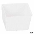 Caixa Multiusos Modular Branco 8 X 8 X 5,3 cm (36 Unidades)