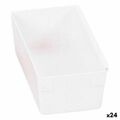 Caixa Multiusos Modular Branco 15 X 8 X 5,3 cm (24 Unidades)