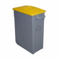 Caixote de Lixo para Reciclagem Denox 65 L Amarelo (2 Unidades)