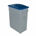 Caixote de Lixo para Reciclagem Denox 65 L Azul (2 Unidades)