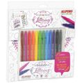 Conjunto de Canetas de Feltro Alpino Dual Artist Multicolor 12 Peças