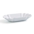 Bandeja de Aperitivos Quid Gastro Fun Cerâmica Branco (20,5 X 11 X 3,5 cm) (pack 12x)