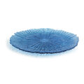 Plat Bord Quid Mar de Viento Azul Vidro (ø 32 cm) (pack 6x)