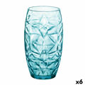 Copo Oriente Azul Vidro 470 Ml (6 Unidades)