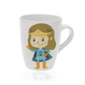 Caneca de Cerâmica Super Mamá Grés (8,5 X 10 X 8,5 cm)